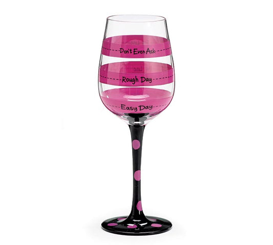 Hot Pink Fill Line Glass